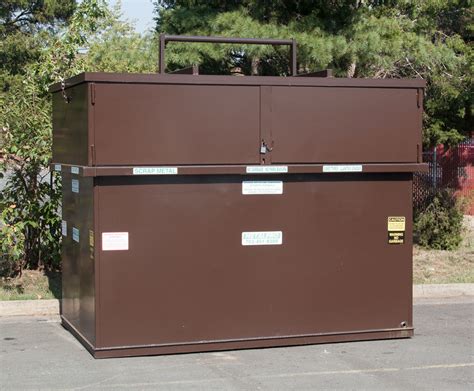 scrap metal lock box|storage for scrap metal.